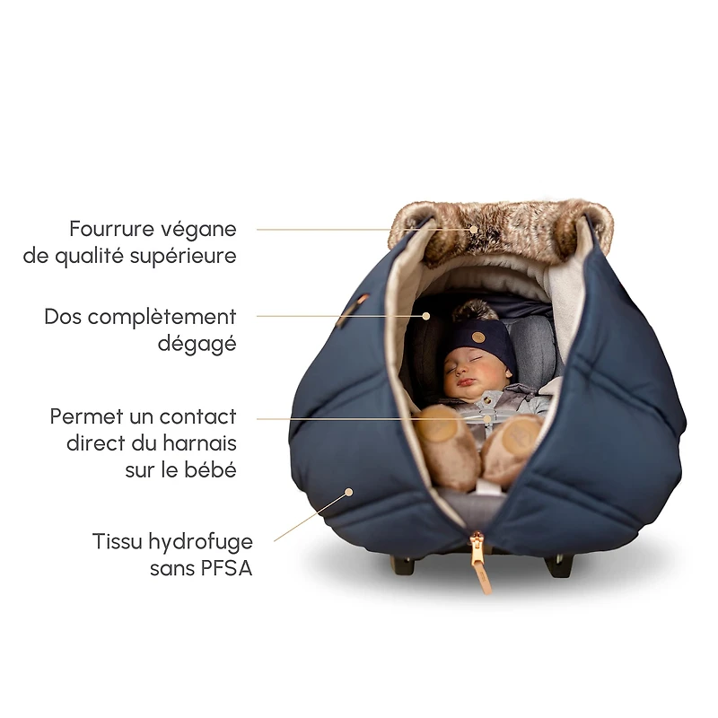 Housse de Siège d'Auto Hiver