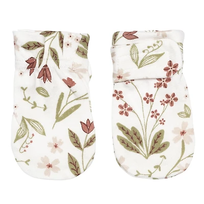 New Born Mitts Bamboo Bloom