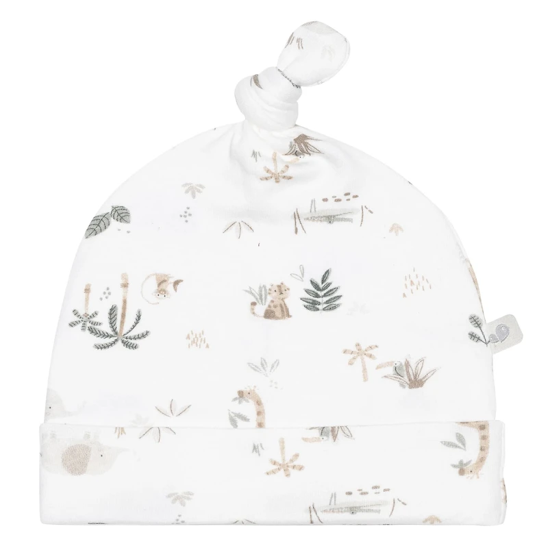 Bamboo Knotted Hat 0-3m Jungle