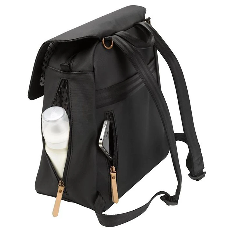 Meta Diapers Backpack - Black Matte Canvas