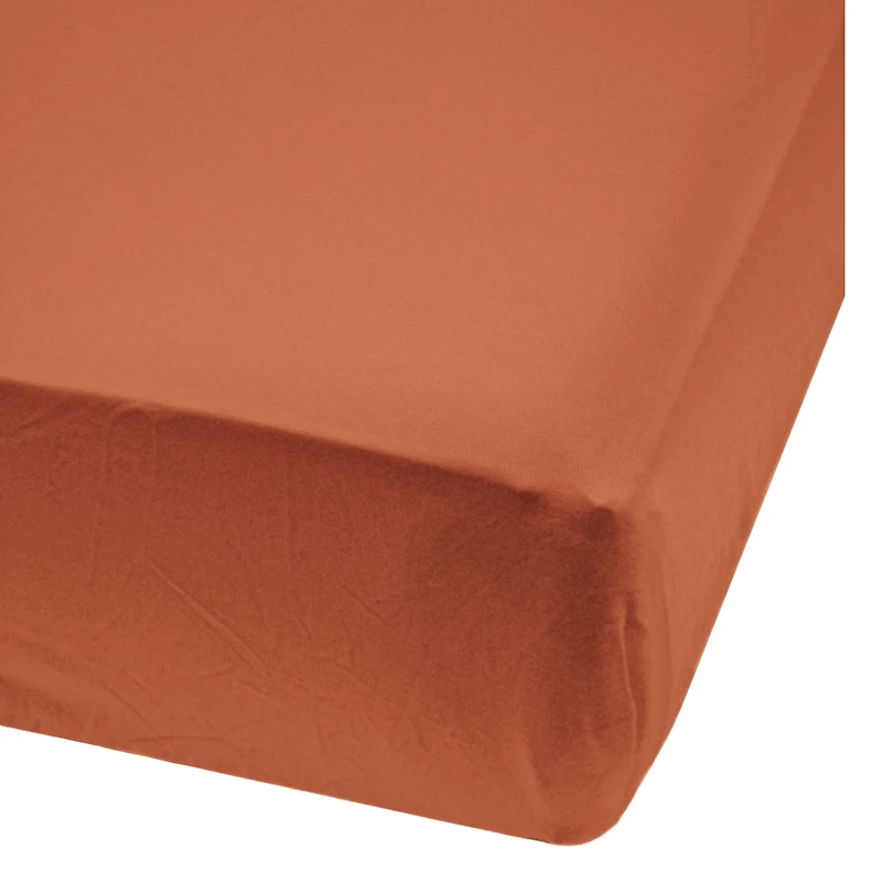 Baby Crib Fitted Sheet - Cayenne Bamboo