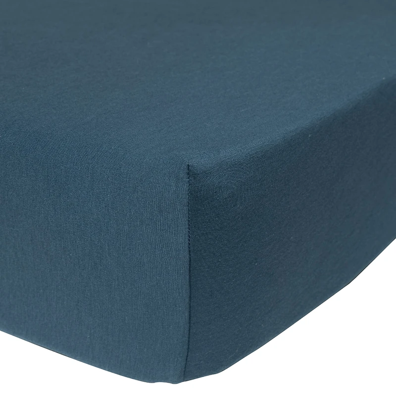 Denim Crib Fitted Sheet