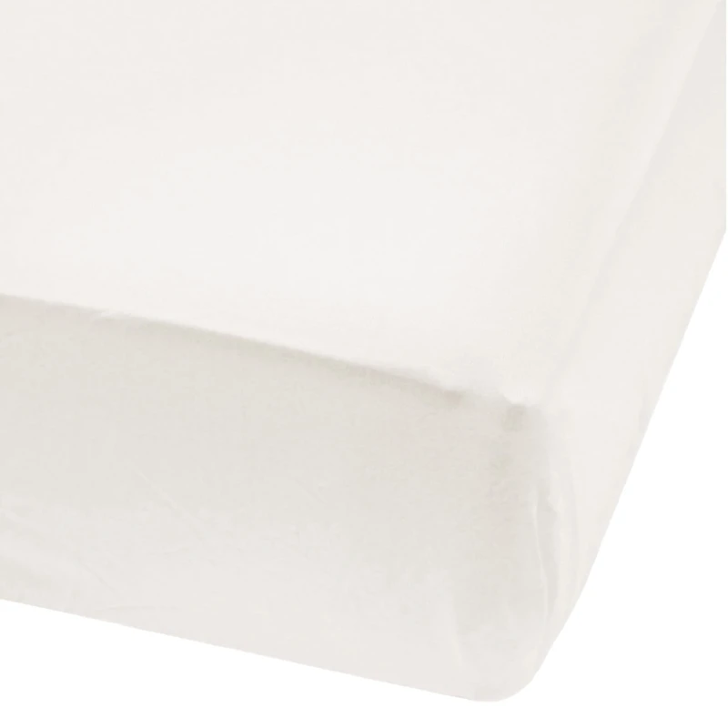 Baby Crib Fitted Sheet - Ivory Bamboo