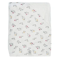 Serviette à Capuchon Bambou - Floral