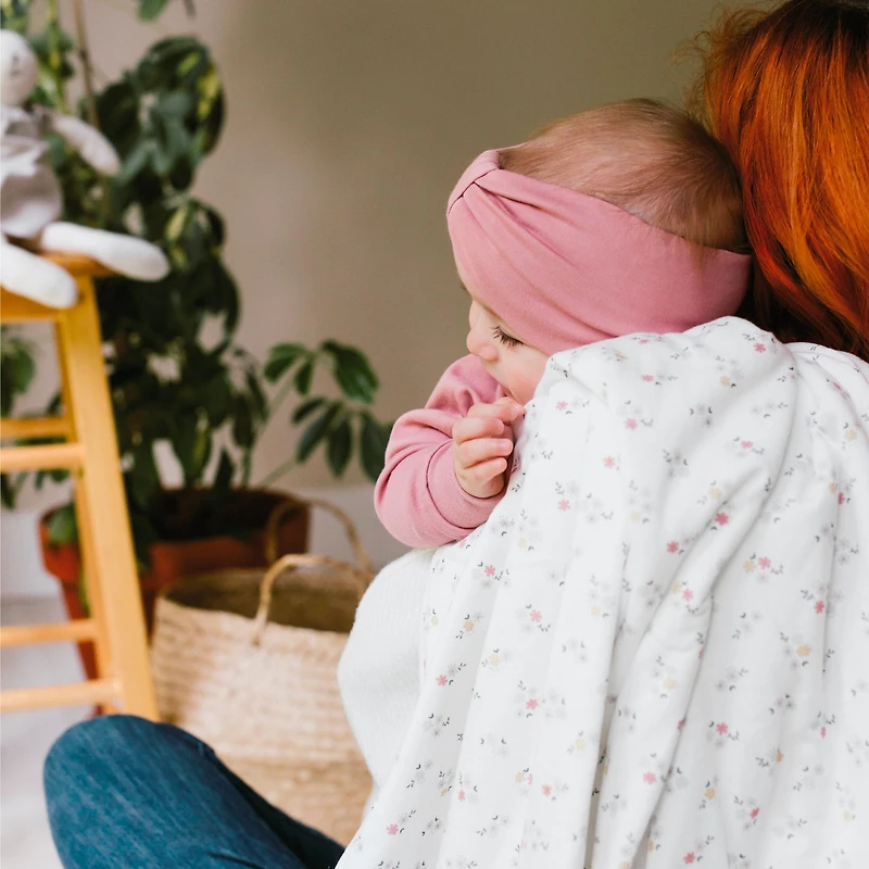 Serviette à Capuchon Bambou - Floral