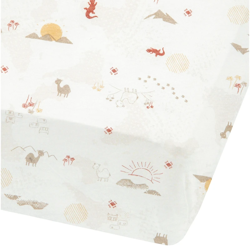 Drap Contour pour Lit de Bébé Bambou