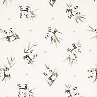 Baby Crib Fitted Sheet - Bamboo Panda