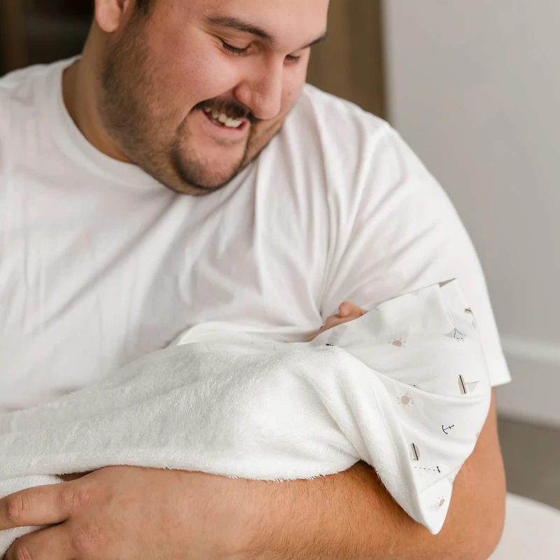 Bamboo Hooded Towel - Ocean