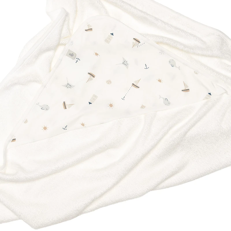 Bamboo Hooded Towel - Ocean