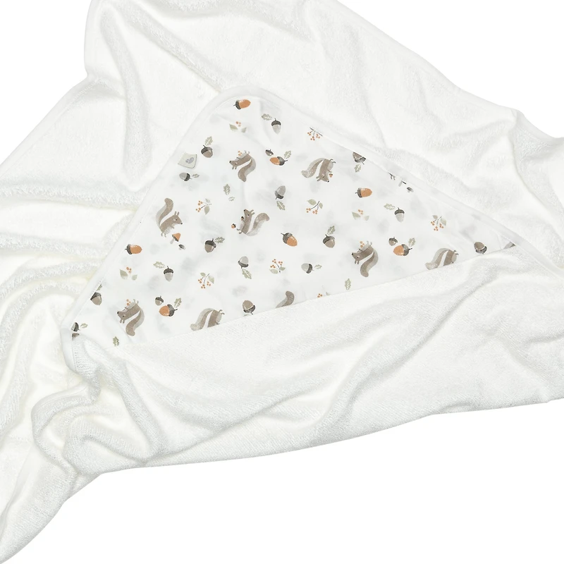 Bamboo Hooded Towel - Squirrel
