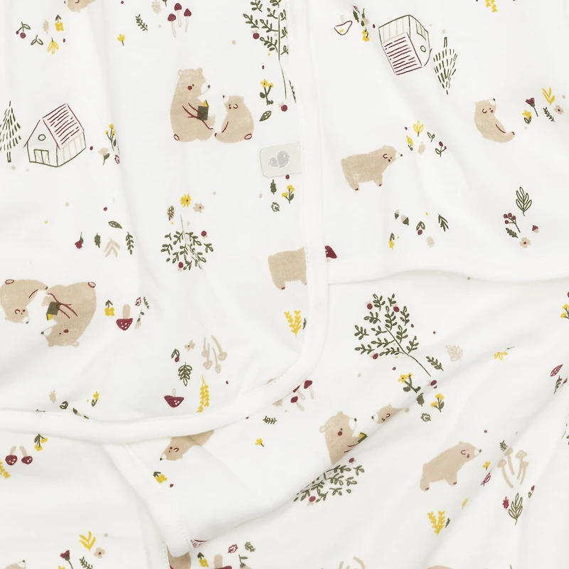 Bamboo Quilted Blanket-bears