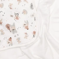 Bamboo Quilted Blanket-music