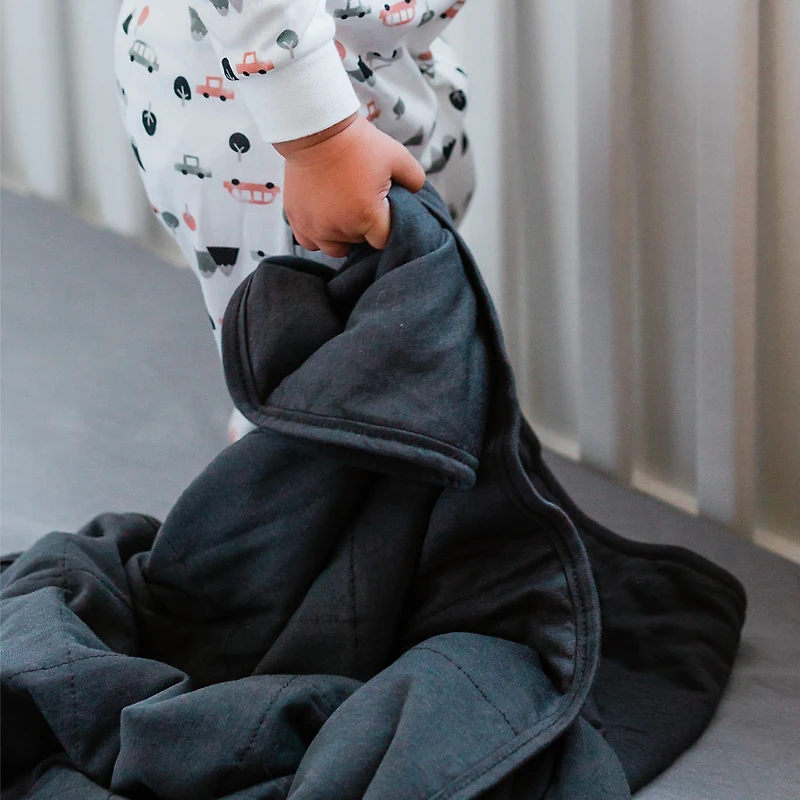 Couverture Bambou - Charcoal