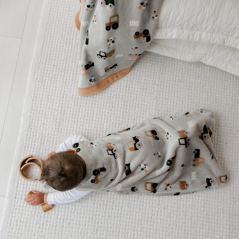 Trucks Plush Blanket