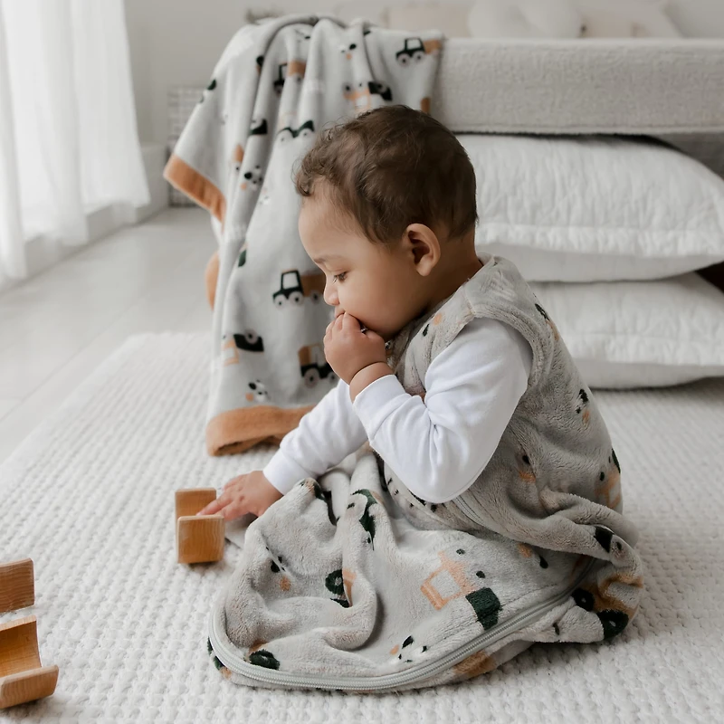 Trucks Plush Blanket