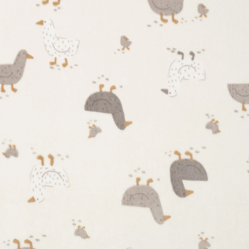 Couverture Peluche Oies