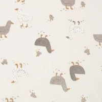 Couverture Peluche Oies