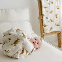 Couverture Peluche Kangourous