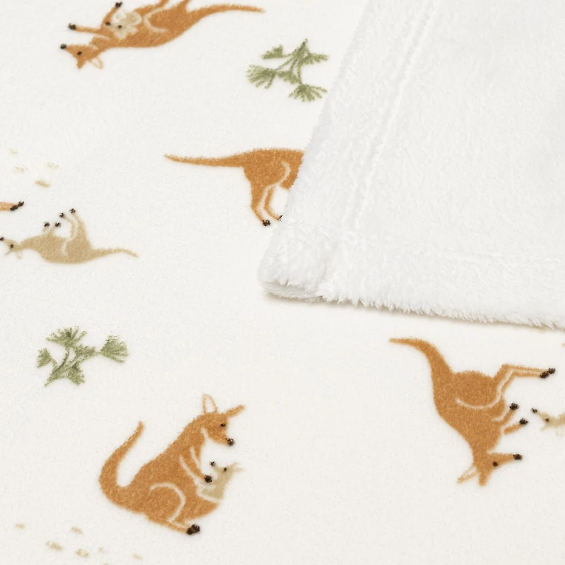Couverture Peluche Kangourous