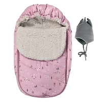 Car Seat Cover - Pink Bear