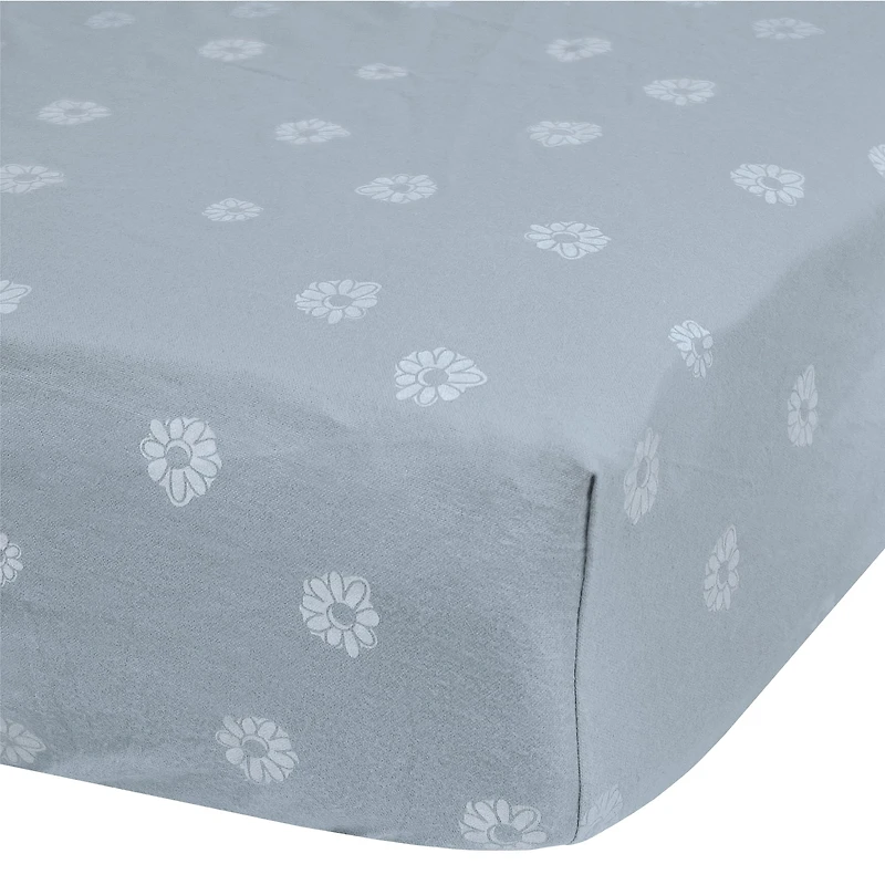 Drap Contour pour lit de Bébé - Marguerites