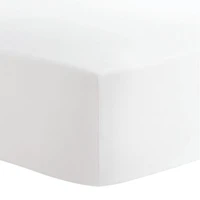 Baby Crib Fitted Sheet - Plain White