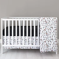 Baby Crib Fitted Sheet - Charcoal