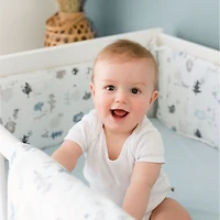 Baby Crib Fitted Sheet - Glacier