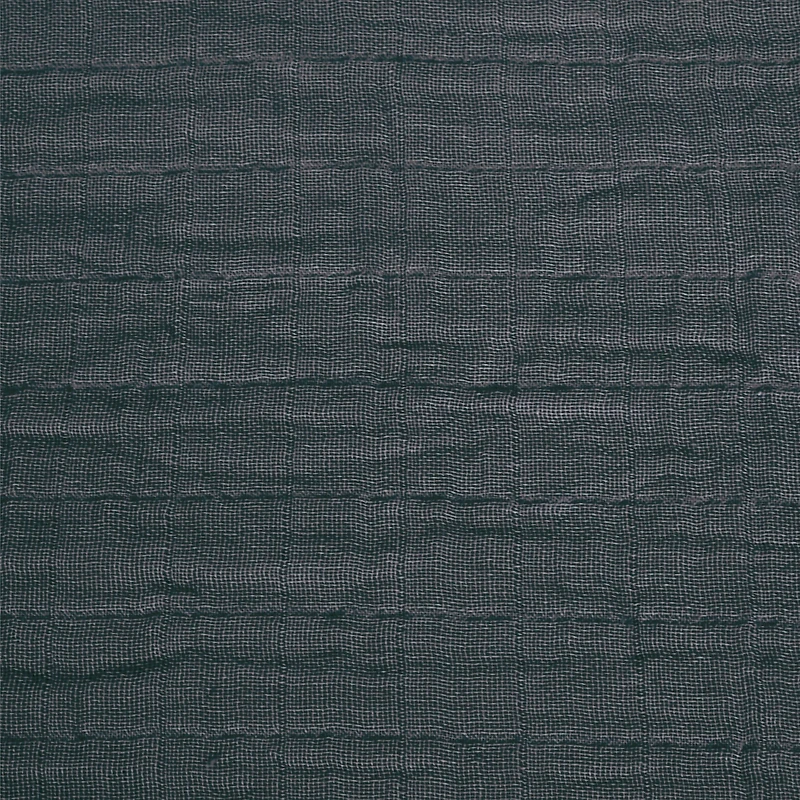 Baby Crib Fitted Sheet - Charcoal Muslin