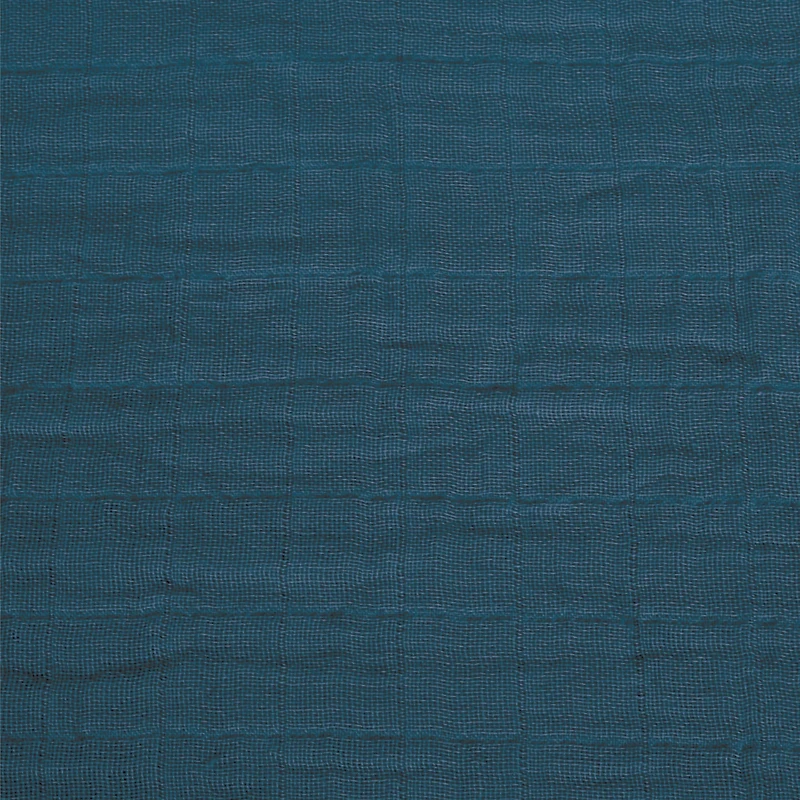 Baby Crib Fitted Sheet - Navy Muslin