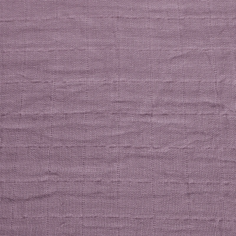 Baby Crib Fitted Sheet - Plum Muslin