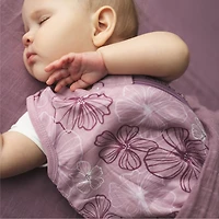 Baby Crib Fitted Sheet - Plum Muslin