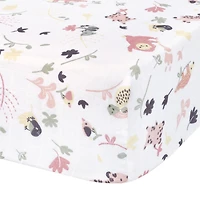 Baby Crib Fitted Sheet - Lotus Muslin