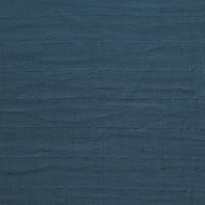 Couverture Mousseline Marine