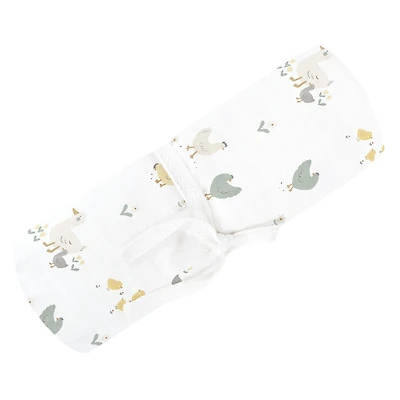 Couverture Mousseline Poules