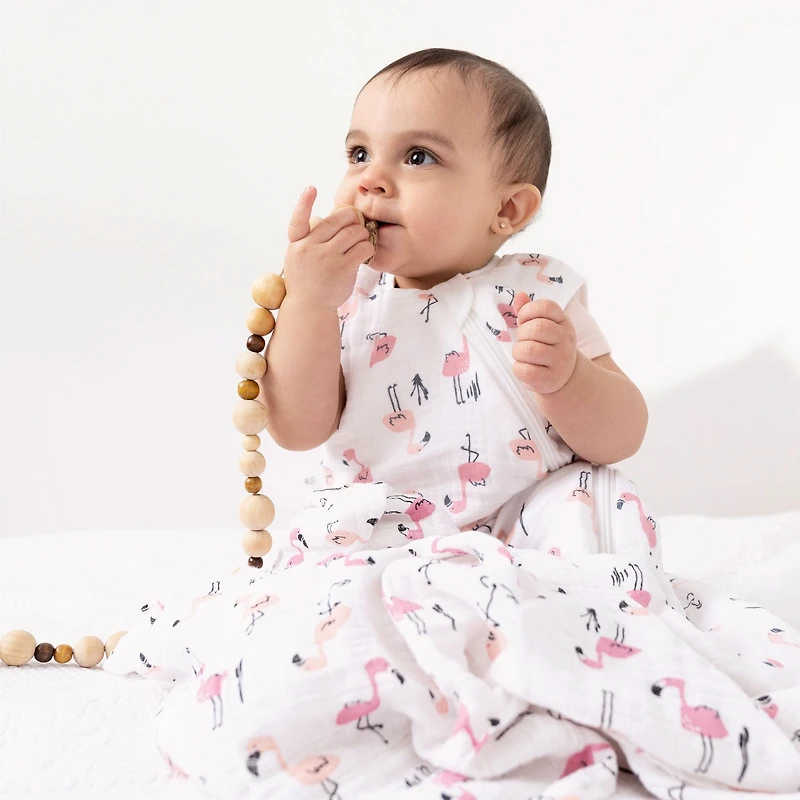 Muslin Blanket - Flamingo