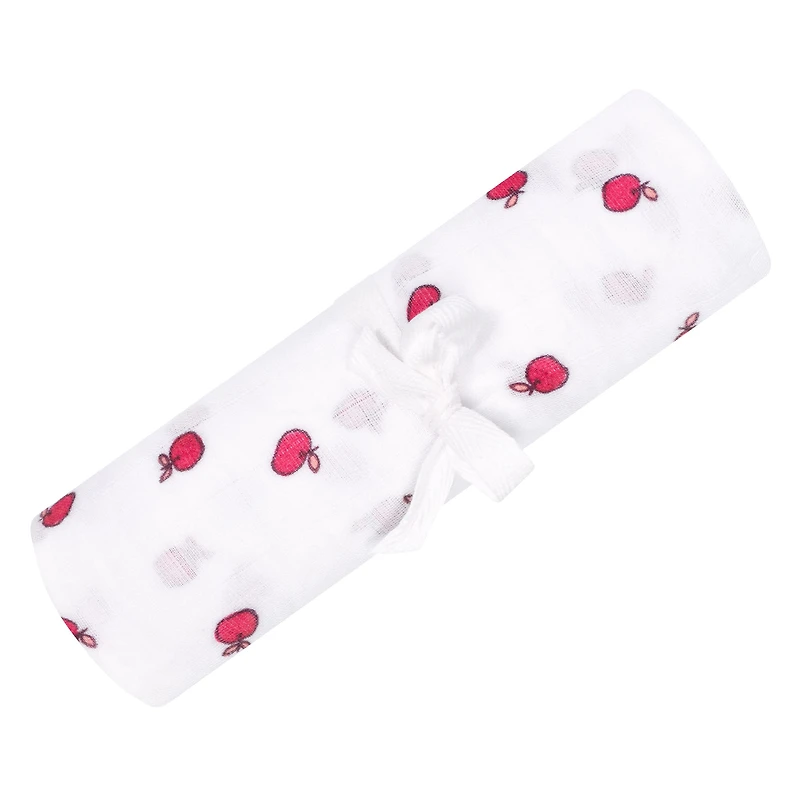 Couverture Mousseline - Pommes