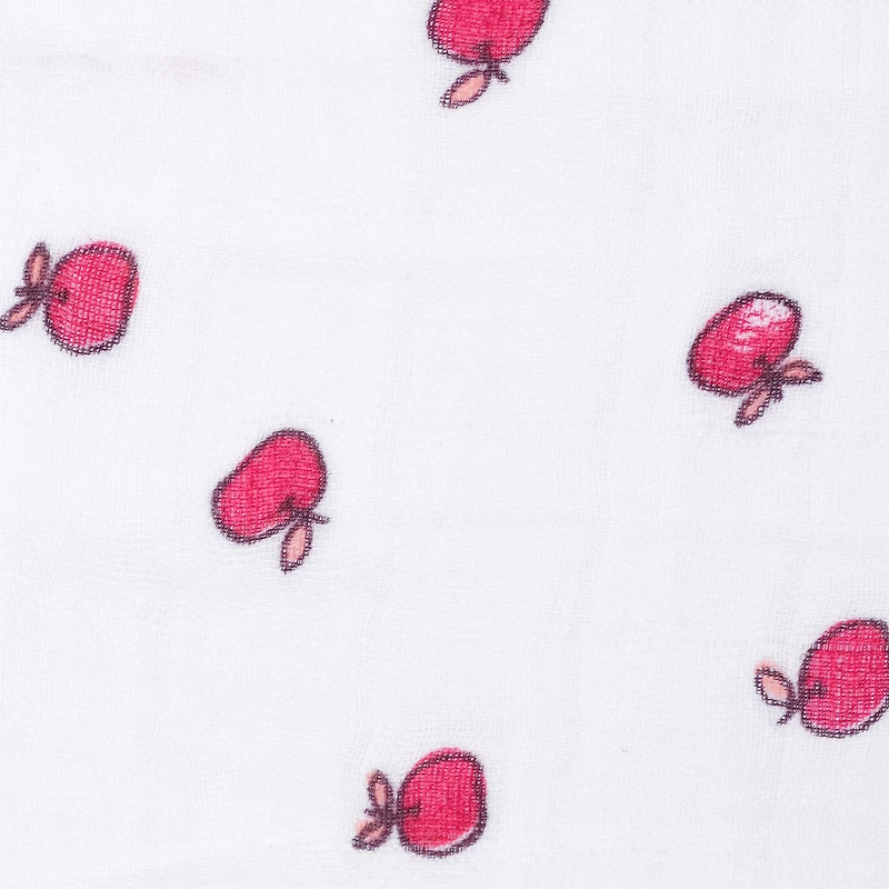 Couverture Mousseline - Pommes