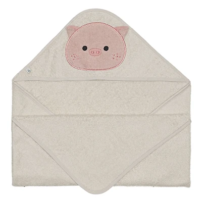 Hooded Towel - Pig