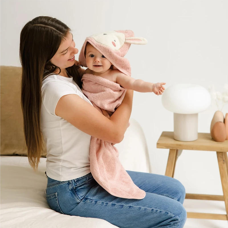 Rabbit-hooded Towel