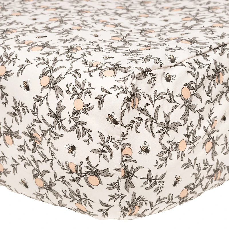 Drap Contour pour Lit de Bébé - Abeilles par Solange Pilote