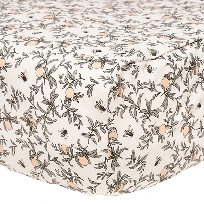 Drap Contour pour Lit de Bébé - Abeilles par Solange Pilote