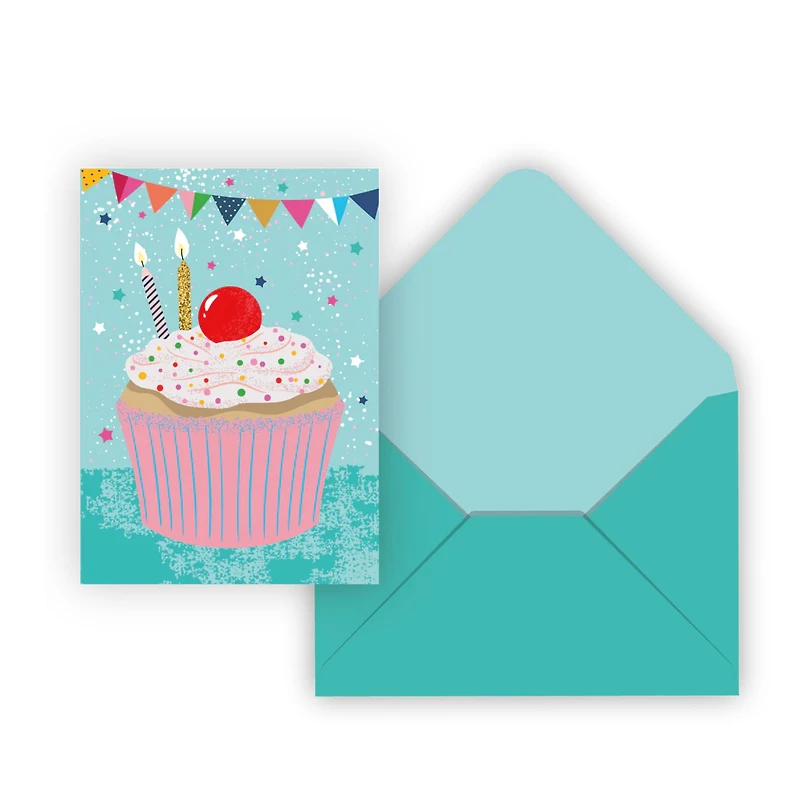 Holiday Greeting Card- Cupcake