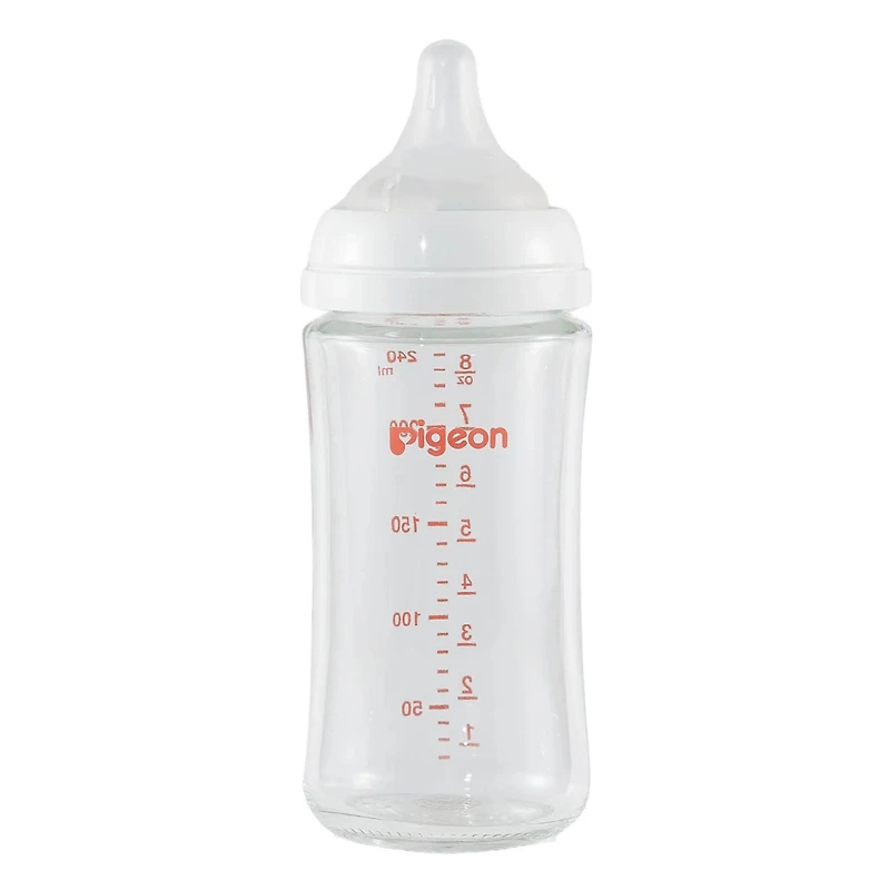 Glass Bottle Set of 3 8oz With M Nipple