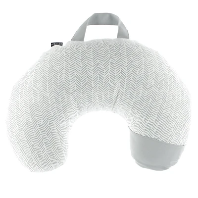 Nursing Pillow - Grey Zig Zag