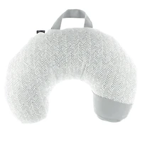Coussin d'Allaitement - Zig Zag Gris