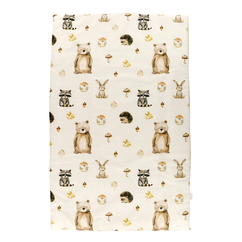 3piece Crib Bedding-dove Fores