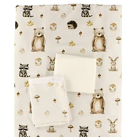 3piece Crib Bedding-dove Fores