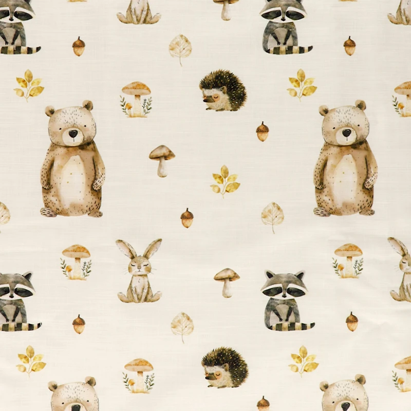 3piece Crib Bedding-dove Fores