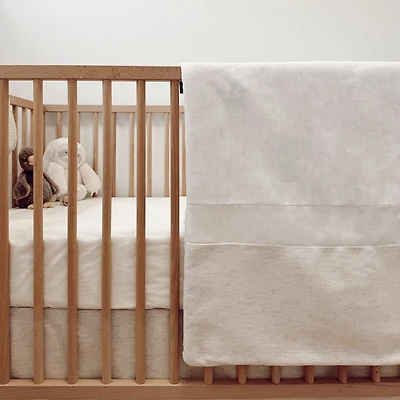 3-Piece Crib Bedding Set - Natural